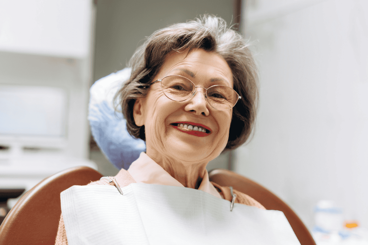 Old Women Smiling Brightly