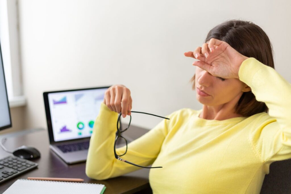 Vision problems caused by an untreated Facial Fracture affecting the eye area